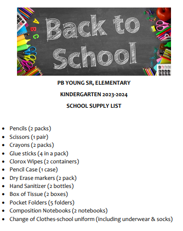 Supply List
