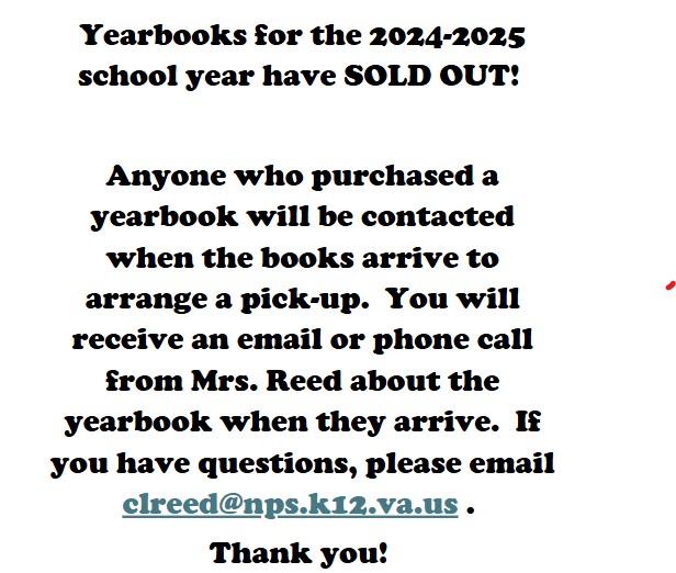  Yearbook Update