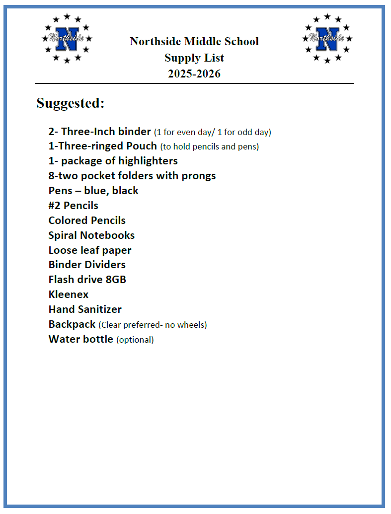  supplies